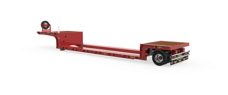 1-axle low loader