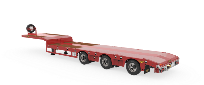 3-axle semi low loader