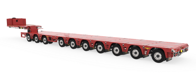 10-axle PL2 semi low loader (3+7)