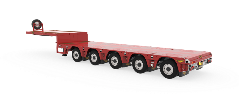 5-axle PL2 semi low loader 