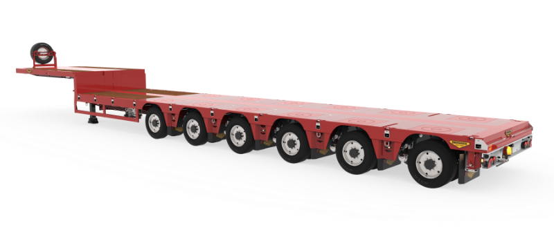 6-axle PL2 ballast semi low loader