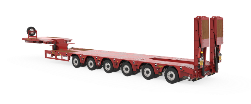 6-axle pendle axle semi PL2 with ramps