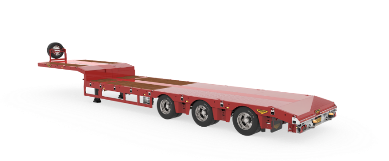 3-axle SL2 semi low loader