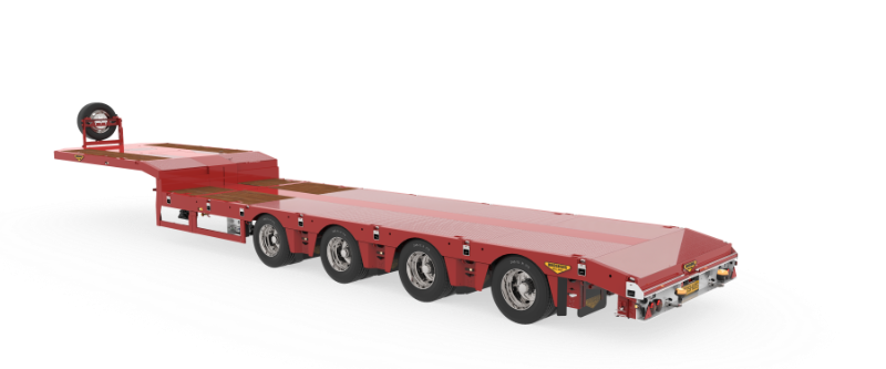 4-axle SL2 semi low loader