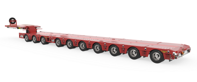 10-axle SL2 semi low loader (3+7)