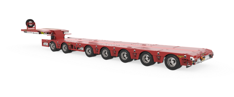 7-axle SL2 semi low loader