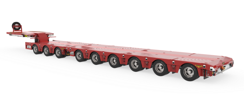 9-axle SL2 semi low loader (3+6)