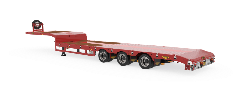3-axle semi low loader (205 tires)